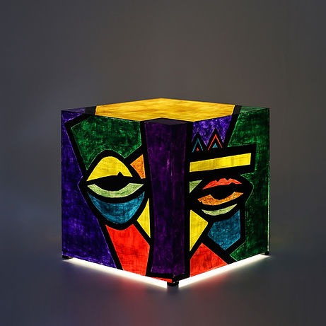 Ugly face cube